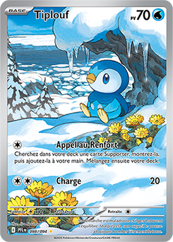 Carte Pokémon Illustration rare Tiplouf 98/94 de la série Flammes Fantasmagoriques