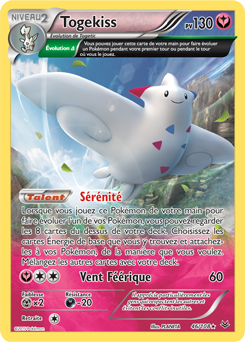 Carte Pokémon Togekiss 46/108 de la série Ciel Rugissant en vente au meilleur prix