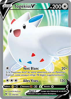 Carte Pokémon Togékiss Vmax 141/185 EB4 Voltage Eclatant NEUVE FR