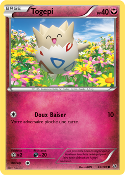 Carte Pokémon Togepi 43/108 de la série Ciel Rugissant en vente au meilleur prix