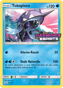 Carte Pokémon Promo Tokopisco SM203 de la série Promos Soleil et Lune