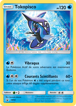 Carte Pokémon Promo Tokopisco SM92 de la série Promos Soleil et Lune