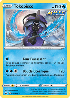 Carte Pokémon Tokopisco 40/198 de la série Règne de Glace en vente au meilleur prix