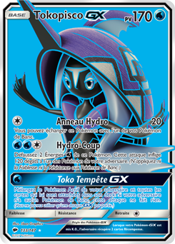 Carte Pokémon Tokopisco GX 133/147 de la série Ombres Ardentes en vente au meilleur prix