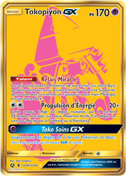 Carte Pokémon Tokopiyon GX SV94/SV94 de la série Destinées Occultes en vente au meilleur prix