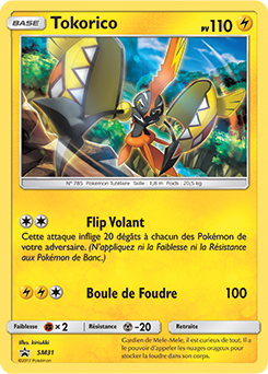 Carte Pokémon Promo Tokorico SM31 de la série Promos Soleil et Lune