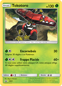 Carte Pokémon Promo Tokotoro SM61 de la série Promos Soleil et Lune