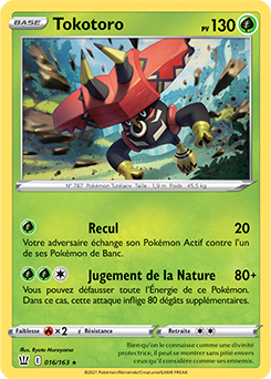 Carte Pokémon Tokotoro 16/163 de la série Styles de Combat en vente au meilleur prix