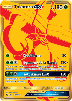 Carte Pokémon Tokotoro GX SV91/SV94 de la série Destinées Occultes en vente au meilleur prix