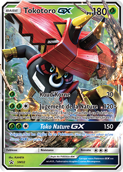 Carte Pokémon Tokotoro GX SM32 de la série Promos Soleil et Lune en vente au meilleur prix