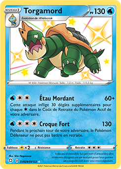 Carte Pokémon Torgamord SV029/SV122 de la série Destinées Radieuses en vente au meilleur prix