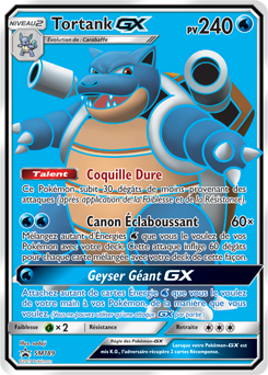 Carte Pokémon Tortank GX SM189 de la série Promos Soleil et Lune en vente au meilleur prix