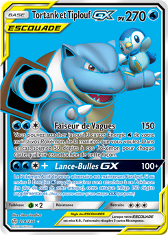 Carte Pokémon Tortank Tiplouf GX 214/236 de la série Éclipse Cosmique en vente au meilleur prix