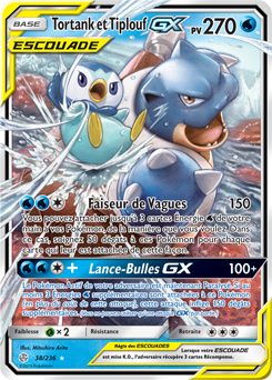 Carte Pokémon Tortank Tiplouf GX 38/236 de la série Éclipse Cosmique en vente au meilleur prix