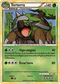 Carte Pokémon Torterra 10/95 de la série Déchaînement en vente au meilleur prix