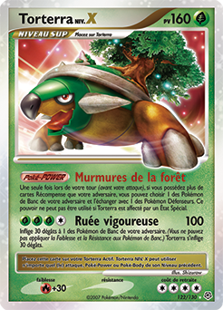 Carte Pokémon Torterra NIV.X 122/130 de la série Diamant & Perle en vente au meilleur prix