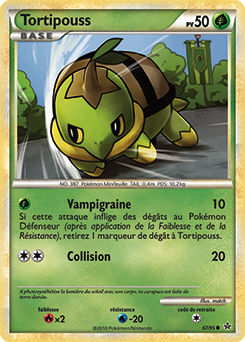 Carte Pokémon Tortipouss 67/95 de la série Déchaînement en vente au meilleur prix