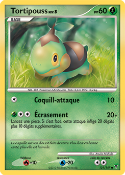 Carte Pokémon Tortipouss 131/147 de la série Vainqueurs Suprêmes en vente au meilleur prix