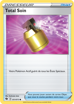 Carte Pokémon Total Soin 051/073 de la série La Voie du Maître en vente au meilleur prix