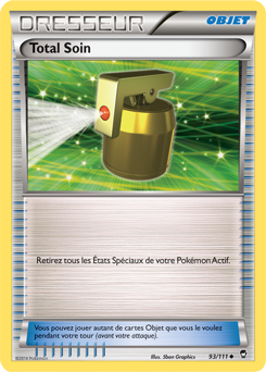 Carte Pokémon Peu commune Total Soin 93/111 de la série Poings Furieux