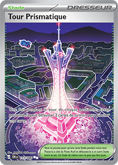 Carte Pokémon Tour Prismatique 111/86 de la série Chaos Ascendant en vente au meilleur prix