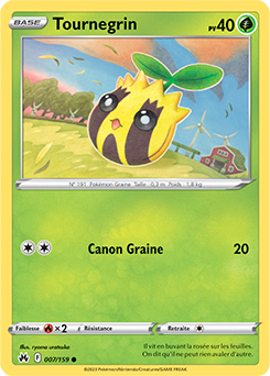 Carte Pokémon Tournegrin 007/159 de la série Zénith Suprême en vente au meilleur prix