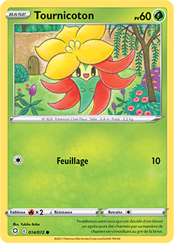Carte Pokémon Tournicoton 014/072 de la série Destinées Radieuses en vente au meilleur prix