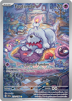 Carte Pokémon Toutombe 214/198 de la série Écarlate et Violet en vente au meilleur prix