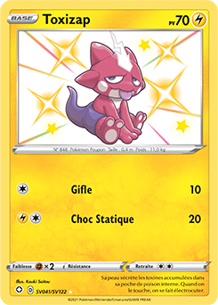 Carte Pokémon Toxizap SV041/SV122 de la série Destinées Radieuses en vente au meilleur prix