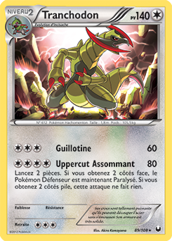 Carte Pokémon Tranchodon 89/108 de la série Explorateurs Obscurs en vente au meilleur prix