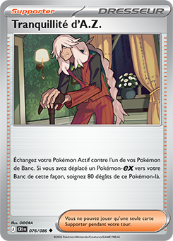 Carte Pokémon Tranquillité d'A.Z. 76/86 de la série Chaos Ascendant en vente au meilleur prix