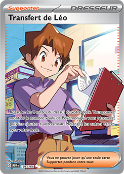 Carte Pokémon Transfert de Léo 194/165 de la série 151 en vente au meilleur prix