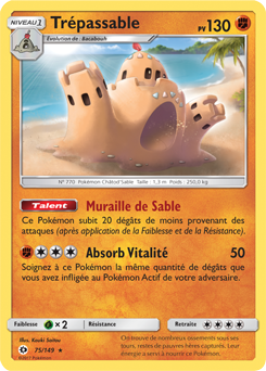 Carte Pokémon Trépassable 75/149 de la série Soleil & Lune en vente au meilleur prix