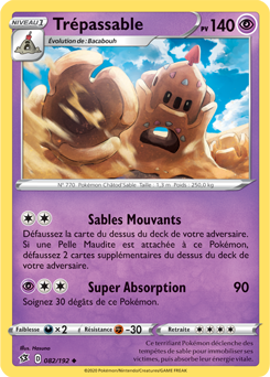 Carte Pokémon Trépassable 82/192 de la série Clash des Rebelles en vente au meilleur prix