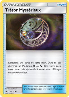 Carte Pokémon Peu commune Trésor Mystérieux 113/131 de la série Lumière Interdite