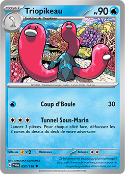 Carte Pokémon Triopikeau 057/198 de la série Écarlate et Violet en vente au meilleur prix