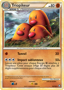 Carte Pokémon Triopikeur 19/102 de la série Triomphe en vente au meilleur prix