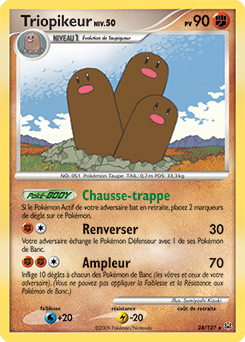 Carte Pokémon Triopikeur 24/127 de la série Platine en vente au meilleur prix