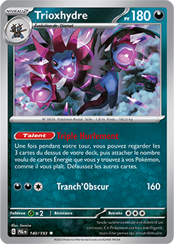 Carte Pokémon Trioxhydre 140/193 de la série Évolutions à Paldea en vente au meilleur prix