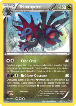 Carte Pokémon Trioxhydre 86/114 de la série Offensive Vapeur en vente au meilleur prix