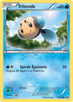 Carte Pokémon Tritonde 31/108 de la série Explorateurs Obscurs en vente au meilleur prix