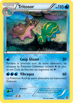 Carte Pokémon Tritosor 29/114 de la série Offensive Vapeur en vente au meilleur prix