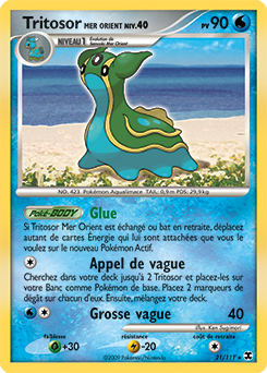 Carte Pokémon Rare Tritosor Mer Orient 21/111 de la série Rivaux Émergents