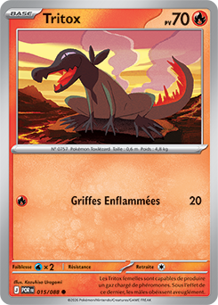 Carte Pokémon Tritox 15/88 de la série Équilibre Parfait en vente au meilleur prix