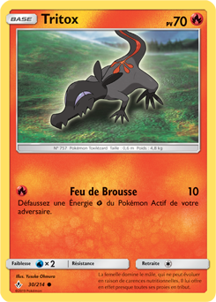 Carte Pokémon Commune Tritox 30/214 de la série Alliance Infallible