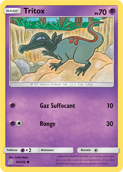 Carte Pokémon Commune Tritox 98/236 de la série Harmonie des Esprits