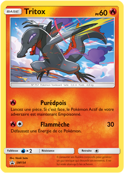 Carte Pokémon Promo Tritox SM154 de la série Promos Soleil et Lune