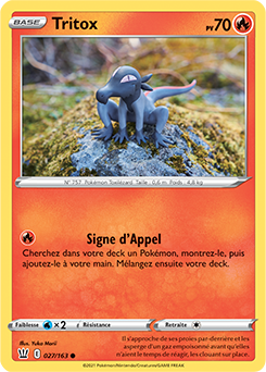 Carte Pokémon Tritox 27/163 de la série Styles de Combat en vente au meilleur prix