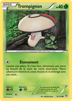 Carte Pokémon Commune Trompignon 12/135 de la série Tempête Plasma