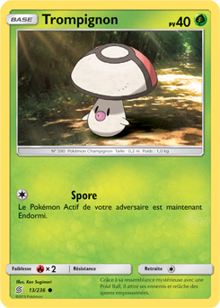 Carte Pokémon Commune Trompignon 13/236 de la série Harmonie des Esprits
